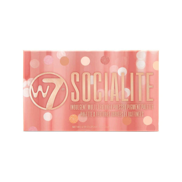 W7 Socialite Pressed Pigment Palette 17g