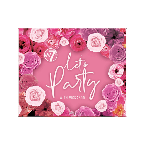 W7 Let's Party With Vickaboo Pressed Pigment Eyeshadow Palette (9.6g)