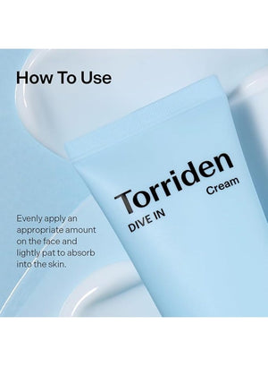 Torriden DIVE-IN Low Molecular Hyaluronic Acid Cream 80ml - Gallery Detail / Benefits