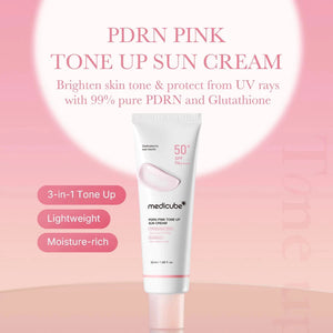 Medicube Pdrn Pink Tone Up Sun Cream 50Ml