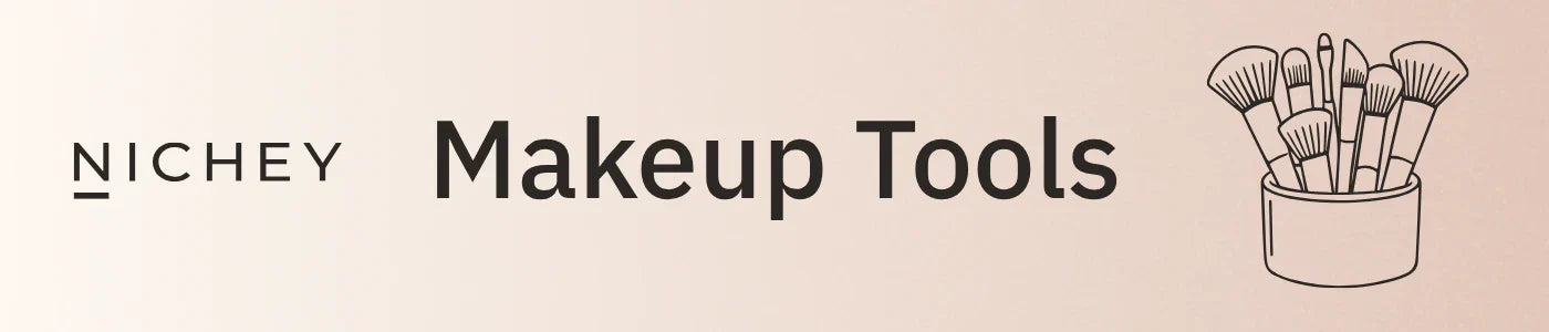 Essential makeup brushes and beauty sponges.