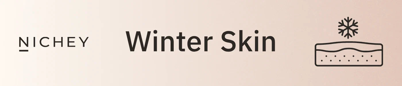 Winter skincare products for dry, cold weather.