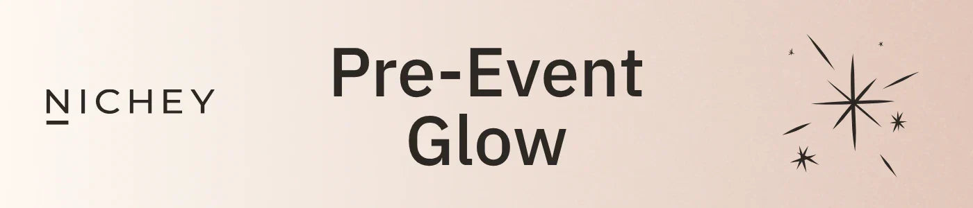 Pre-event beauty routine for radiant skin.