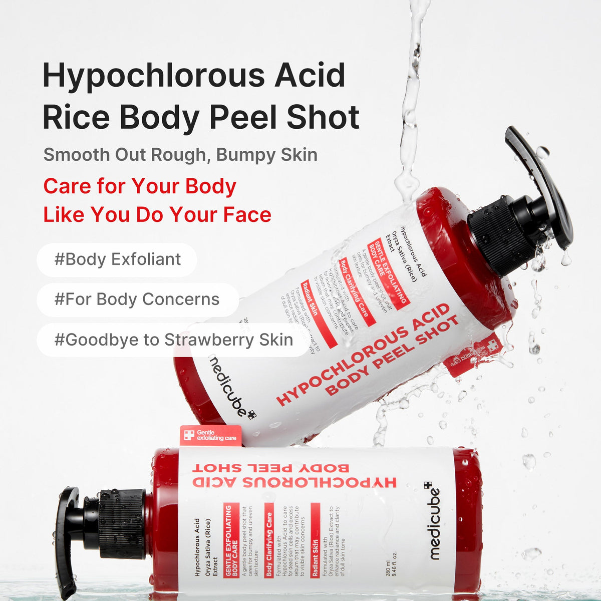 MEDICUBE HYPOCHLOROUS ACID BODY PEEL SHOT 280ml - image 2