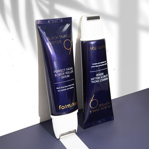 Farm Stay Black Snail & Peptide 9 Perfect Facial & Neck Roller Serum - image 3