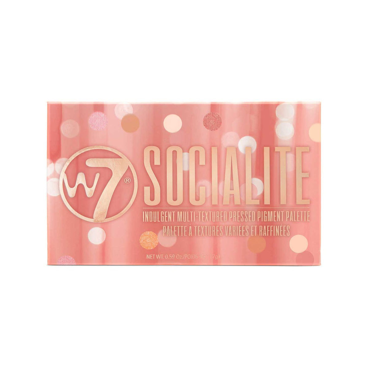 W7 Socialite Pressed Pigment Palette 17g