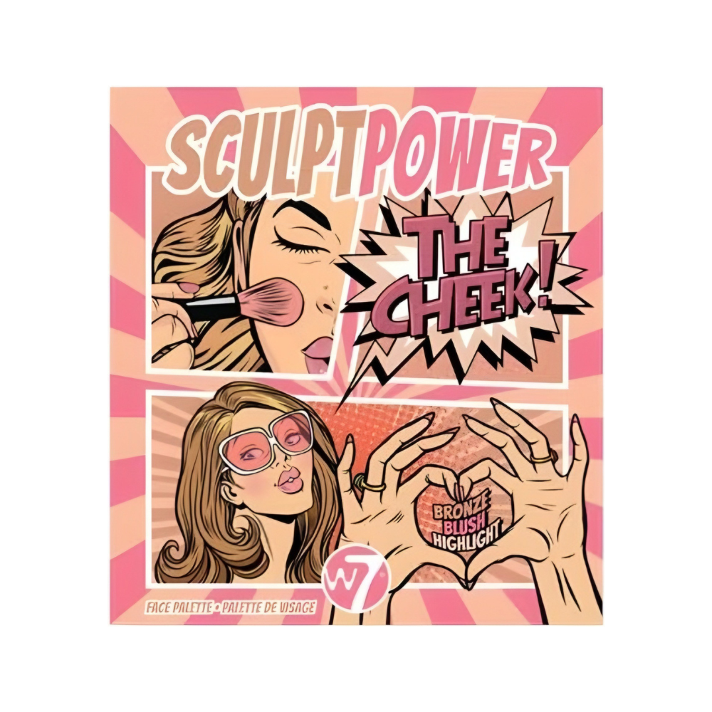W7 Sculpt Power Face Contour Palette 4 Colors (23g)