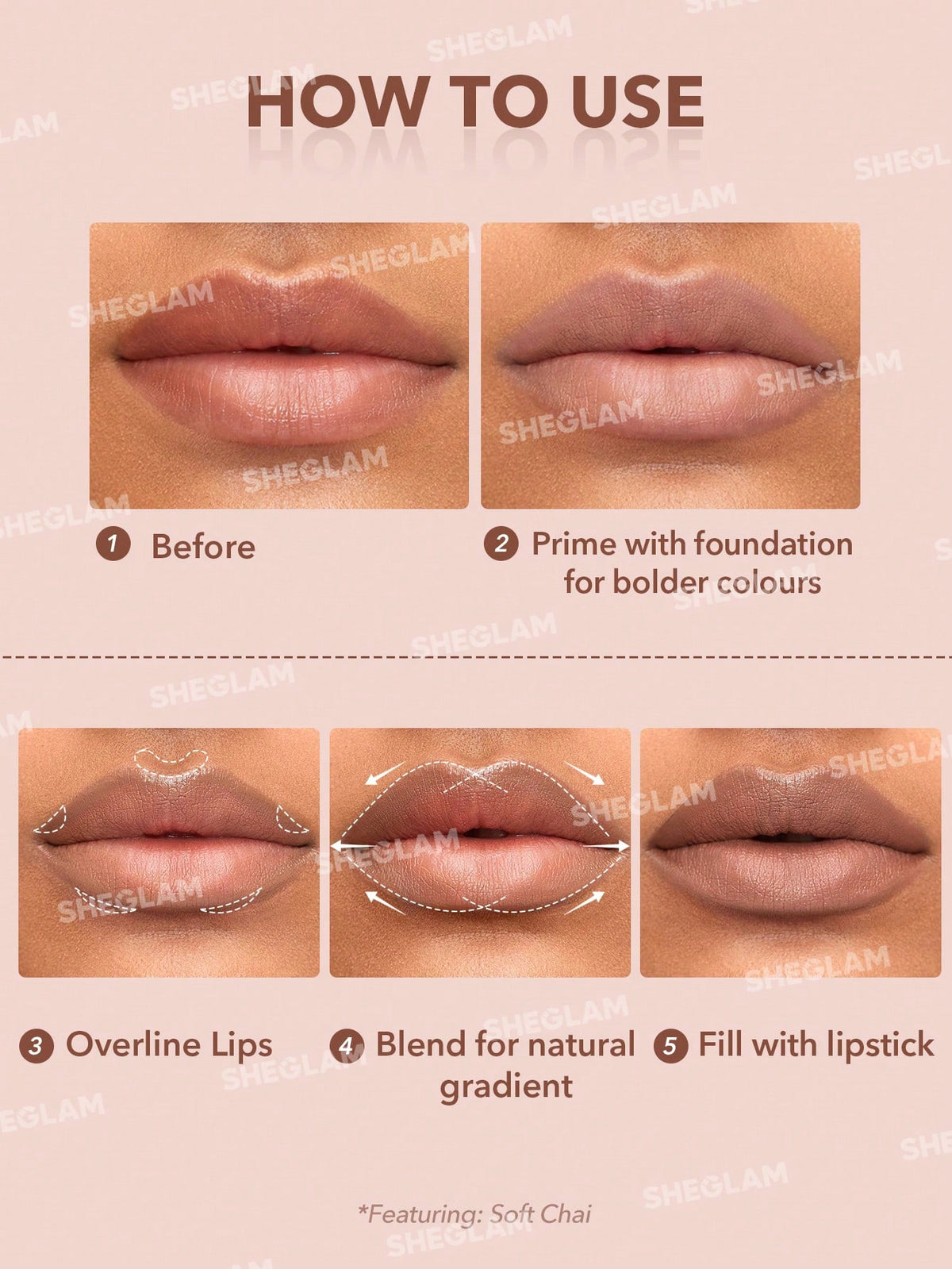 SHEGLAM Glam 101 Lipstick & Liner Duo