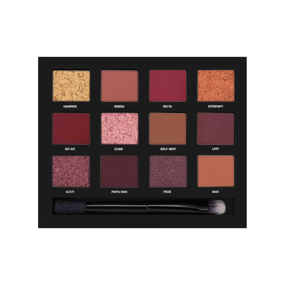W7 Let's Party With Vickaboo Pressed Pigment Eyeshadow Palette (9.6g)