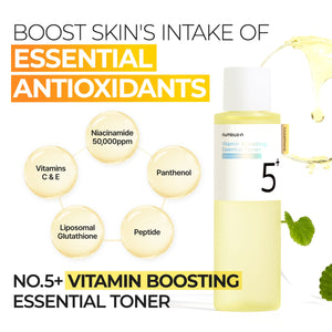 numbuzin No.5+ Vitamin Boosting Essential Toner 200ml - Product Detail / Benefits