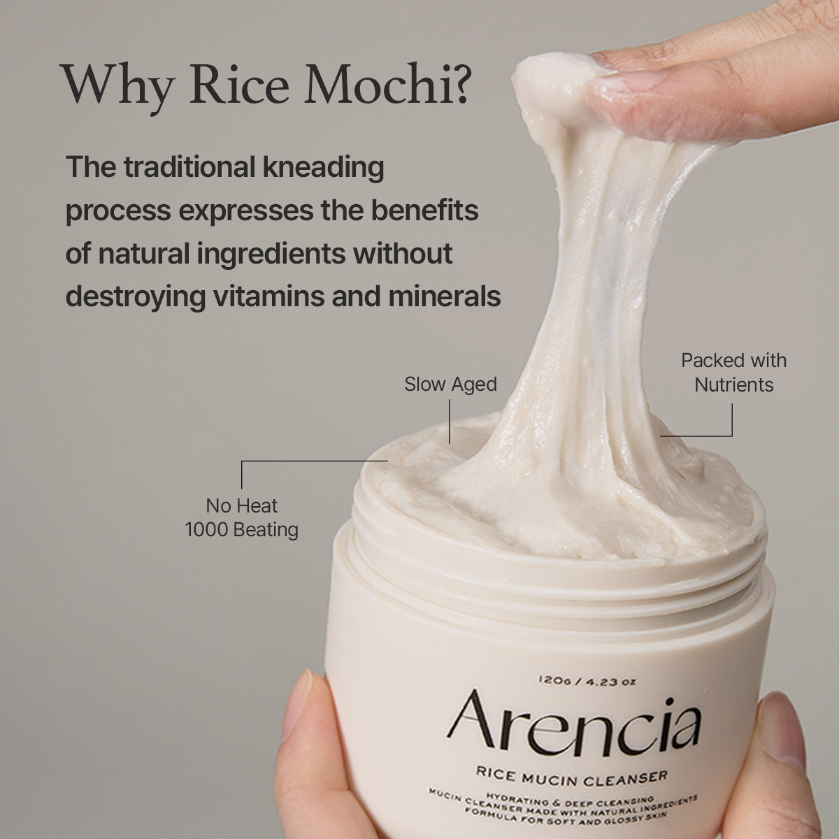 Arencia Rice Mucin Cleanser 120G