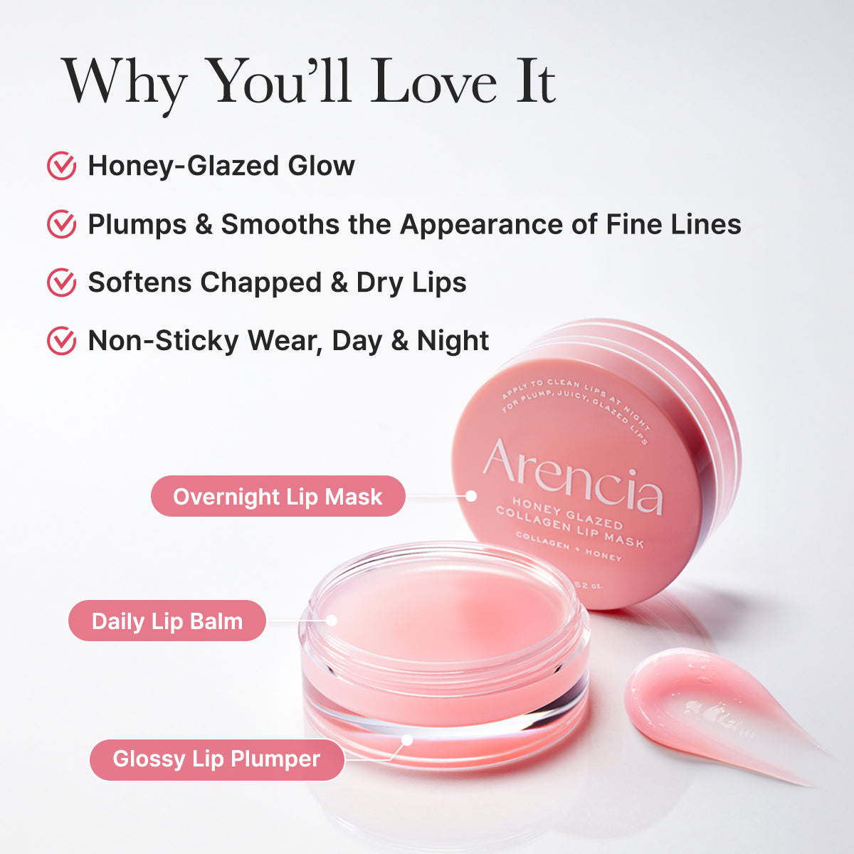 Honey Glazed Collagen Lip Mask 15g - image 3