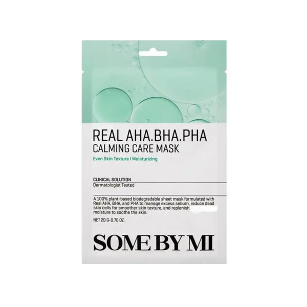 SOME BY MI Real AHA BHA PHA Calming Care Mask (20g)