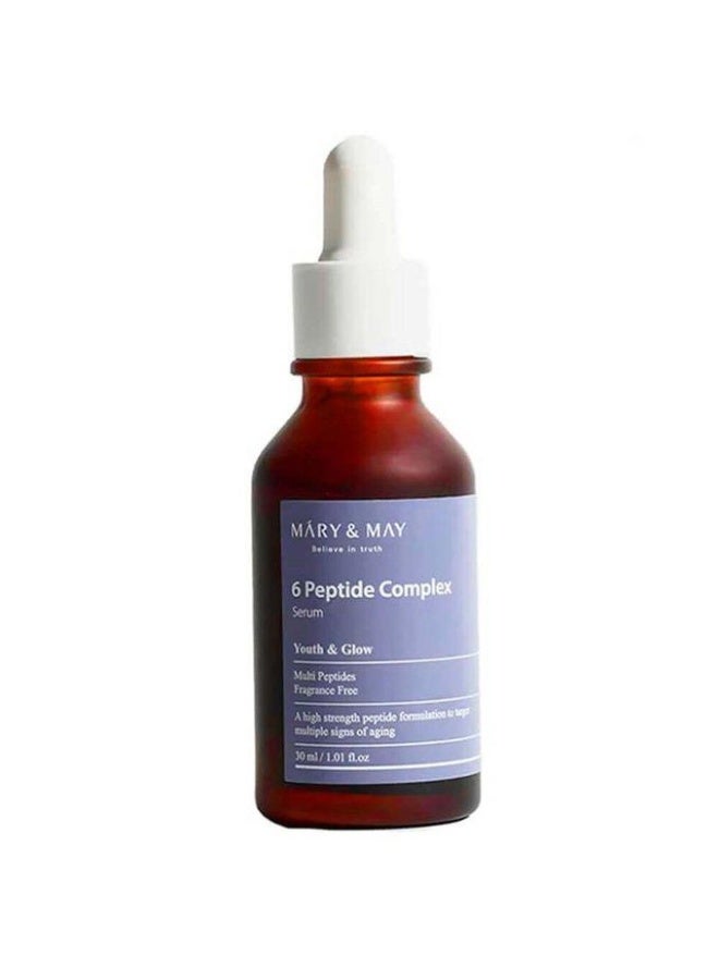 MARY & MAY 6 Peptide Complex Serum 30ml - Gallery Detail / Benefits
