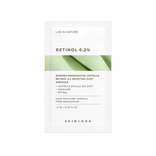 SKIN1004 Madagascar Centella Retinol 0.2 Boosting Shot Ampoule Sachet (1.5ml)