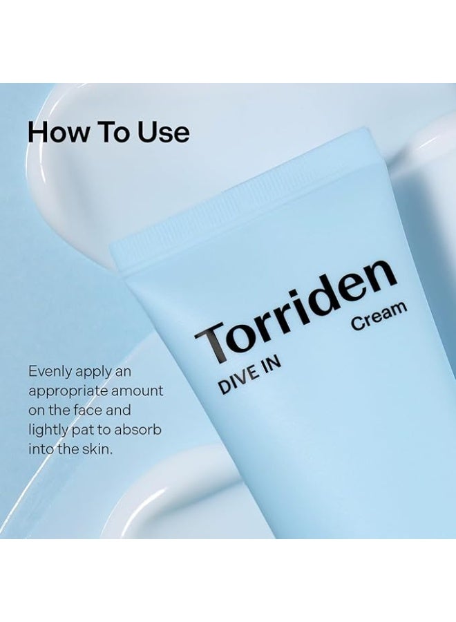 Torriden DIVE-IN Low Molecular Hyaluronic Acid Cream 80ml - Gallery Detail / Benefits