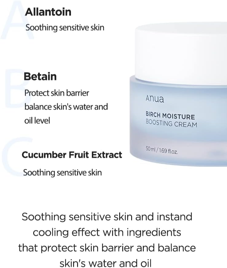 Anua Birch 70 Moisture Boosting Cream (50ml)