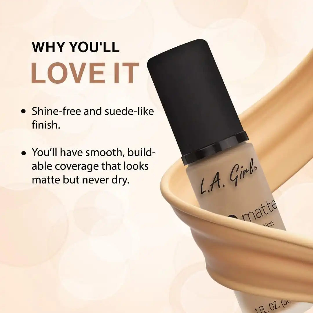 L.A. Girl PRO.matte Foundation (30ml) - GLM671 Ivory