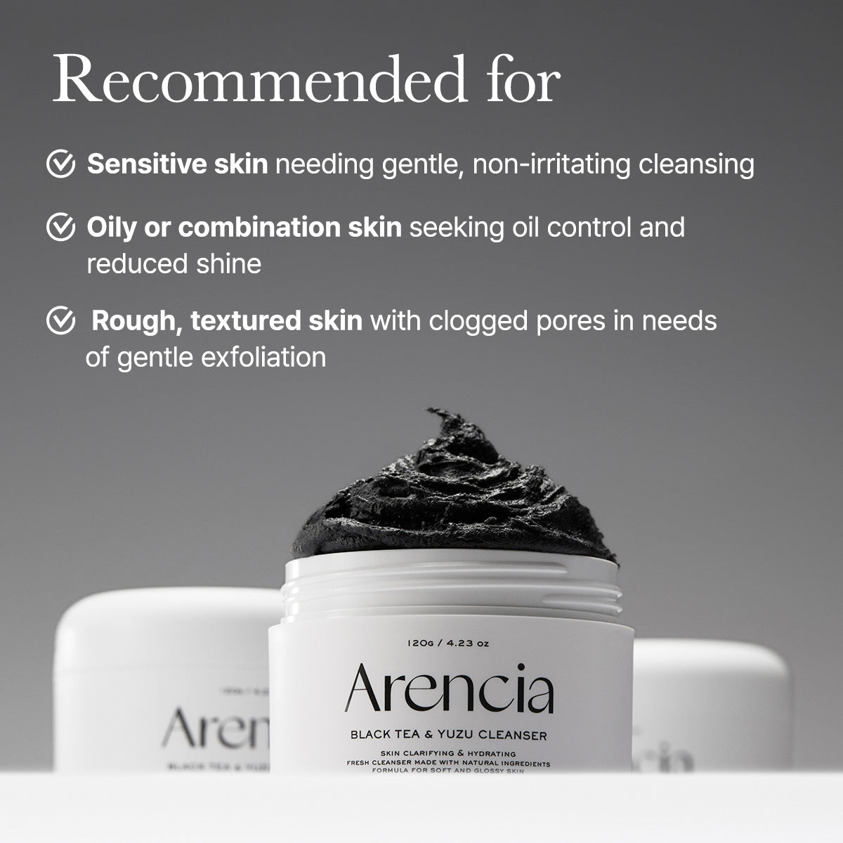 Arencia Black Tea Rice Mochi Cleanser 120g - image 7