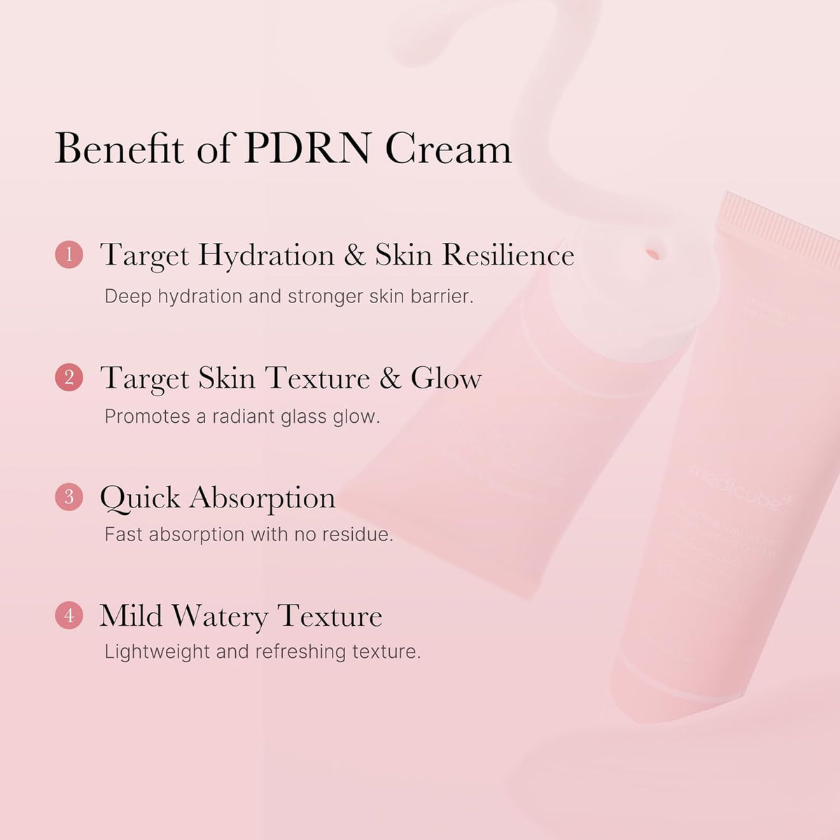 Medicube PDRN Pink Hyaluronic Moisturizing Cream (50ml)