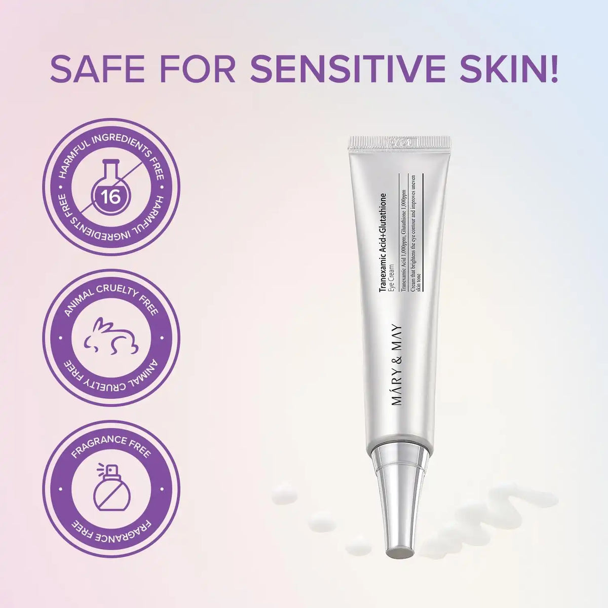 Mary & May Tranexamic Acid + Glutathion Eye Cream (30ml)