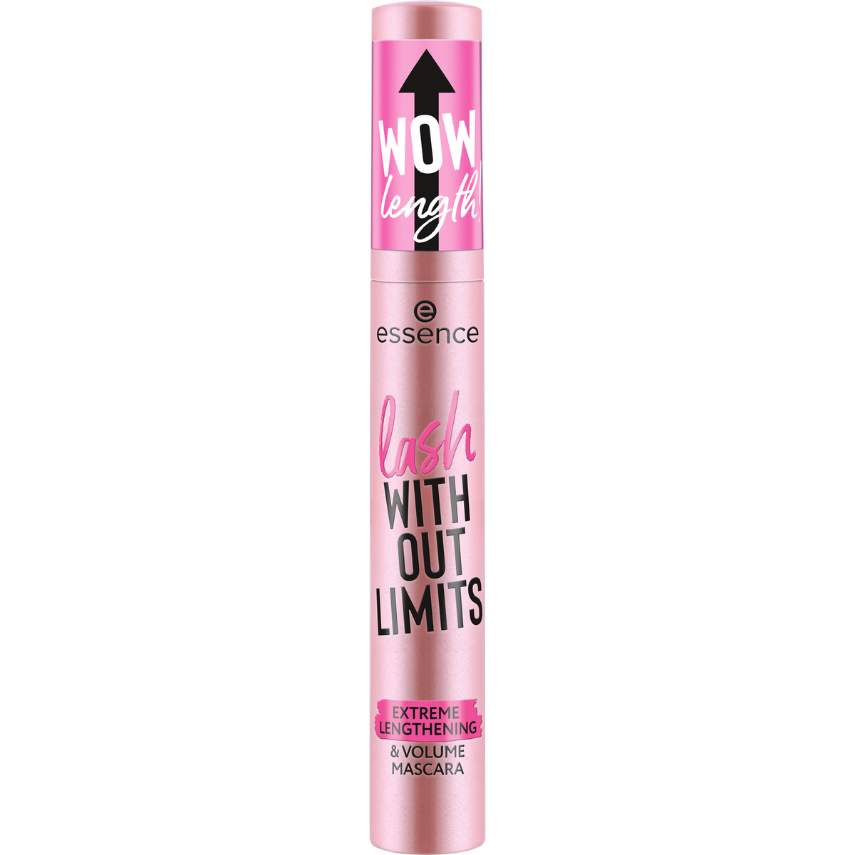 Essence Lash Without Limits Mascara Extreme Lengthening and Volume Formula Delivers Defined Lashes With Deep Intensity Ultra Black