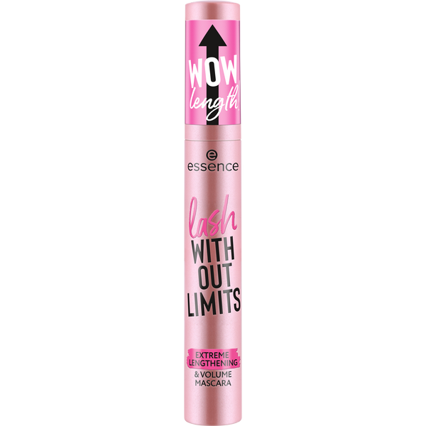 Essence Lash Without Limits Mascara Extreme Lengthening and Volume Formula Delivers Defined Lashes With Deep Intensity Ultra Black