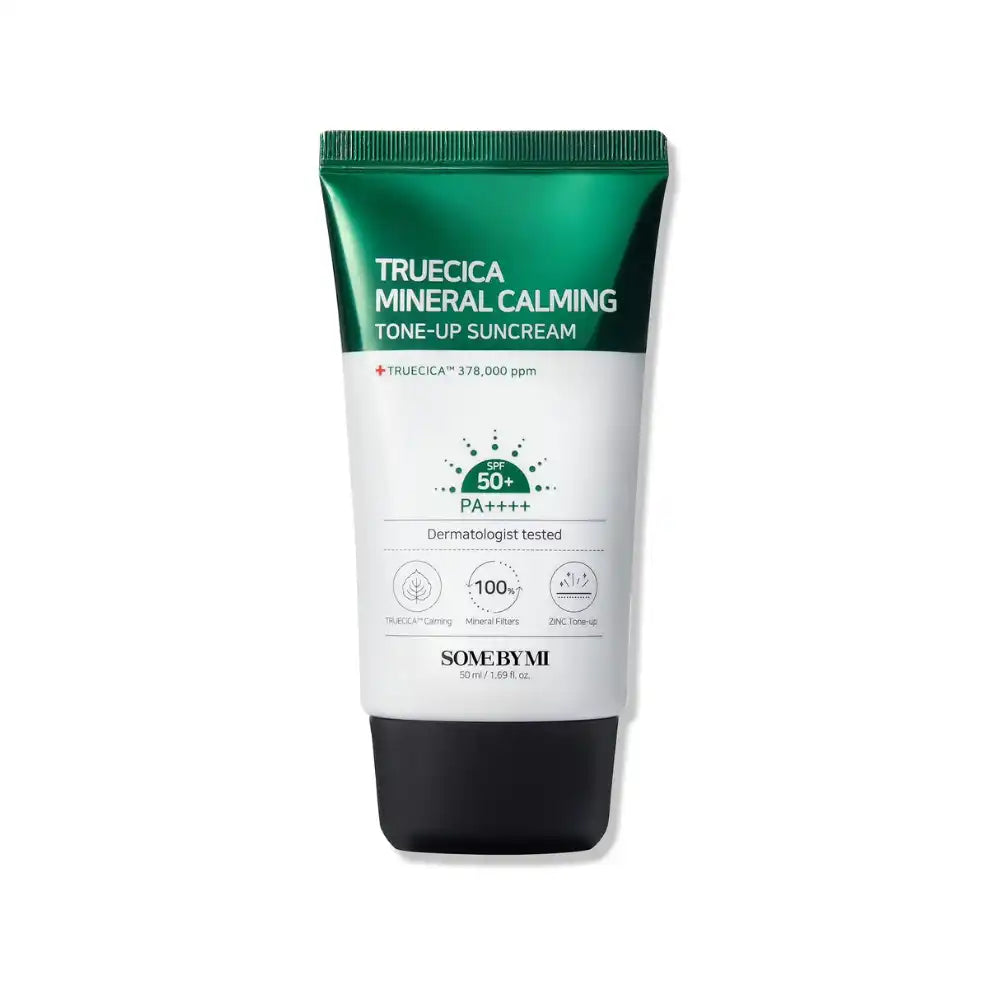 صن بلوك "تروسيكا مينيرال كالمينج تون أب" من سوم باي مي بمعامل حماية SPF50+ PA++++ (50 مل)