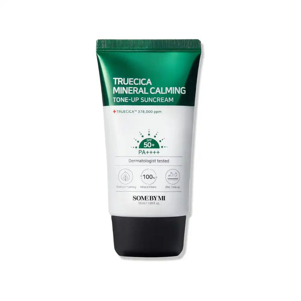 صن بلوك "تروسيكا مينيرال كالمينج تون أب" من سوم باي مي بمعامل حماية SPF50+ PA++++ (50 مل)