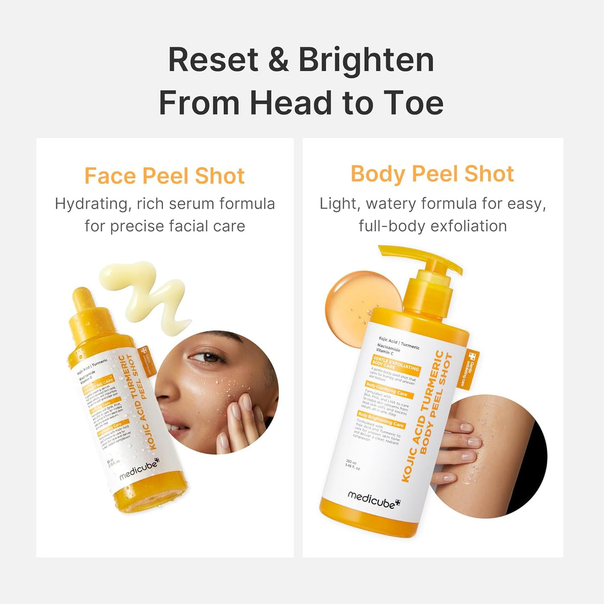 Medicube KOJIC ACID TURMERIC PEEL SHOT (80ml)
