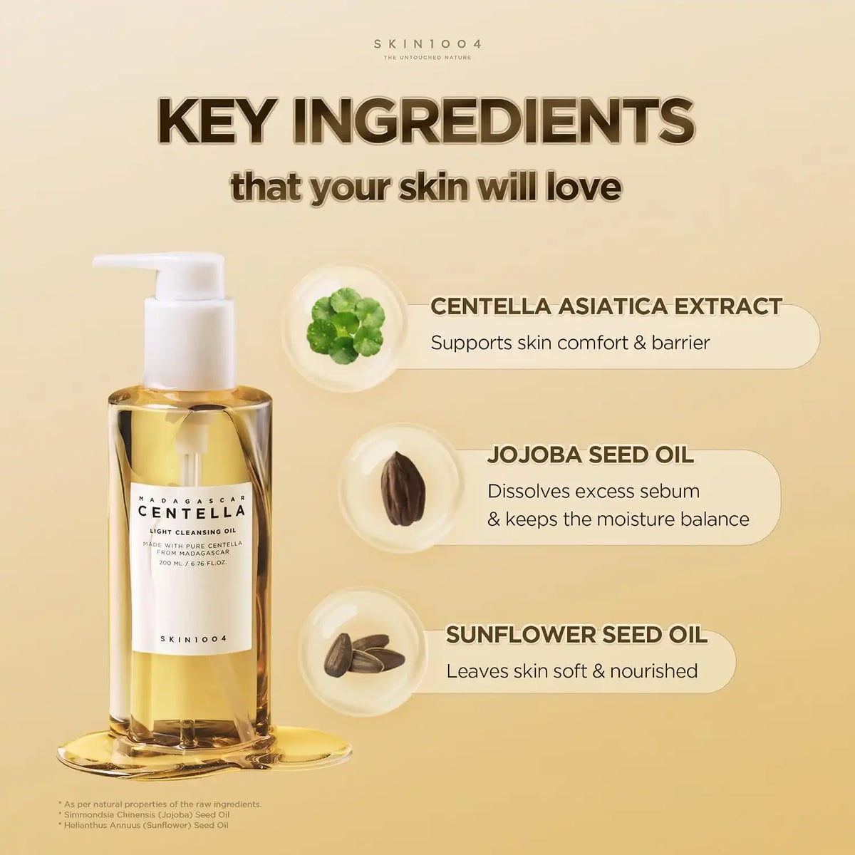 Skin1004 Centella Light Cleansing Oil (200ml)
