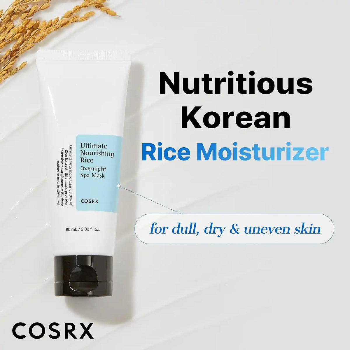 Cosrx Ultimate Nourishing Rice Overnight Spa Mask (50g)
