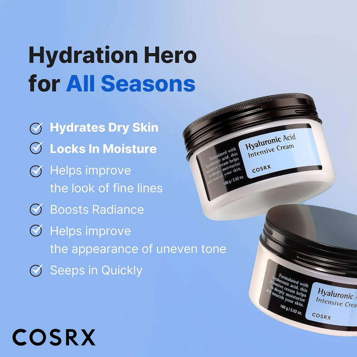 Cosrx Hyaluronic Acid Intensive Cream (100g)