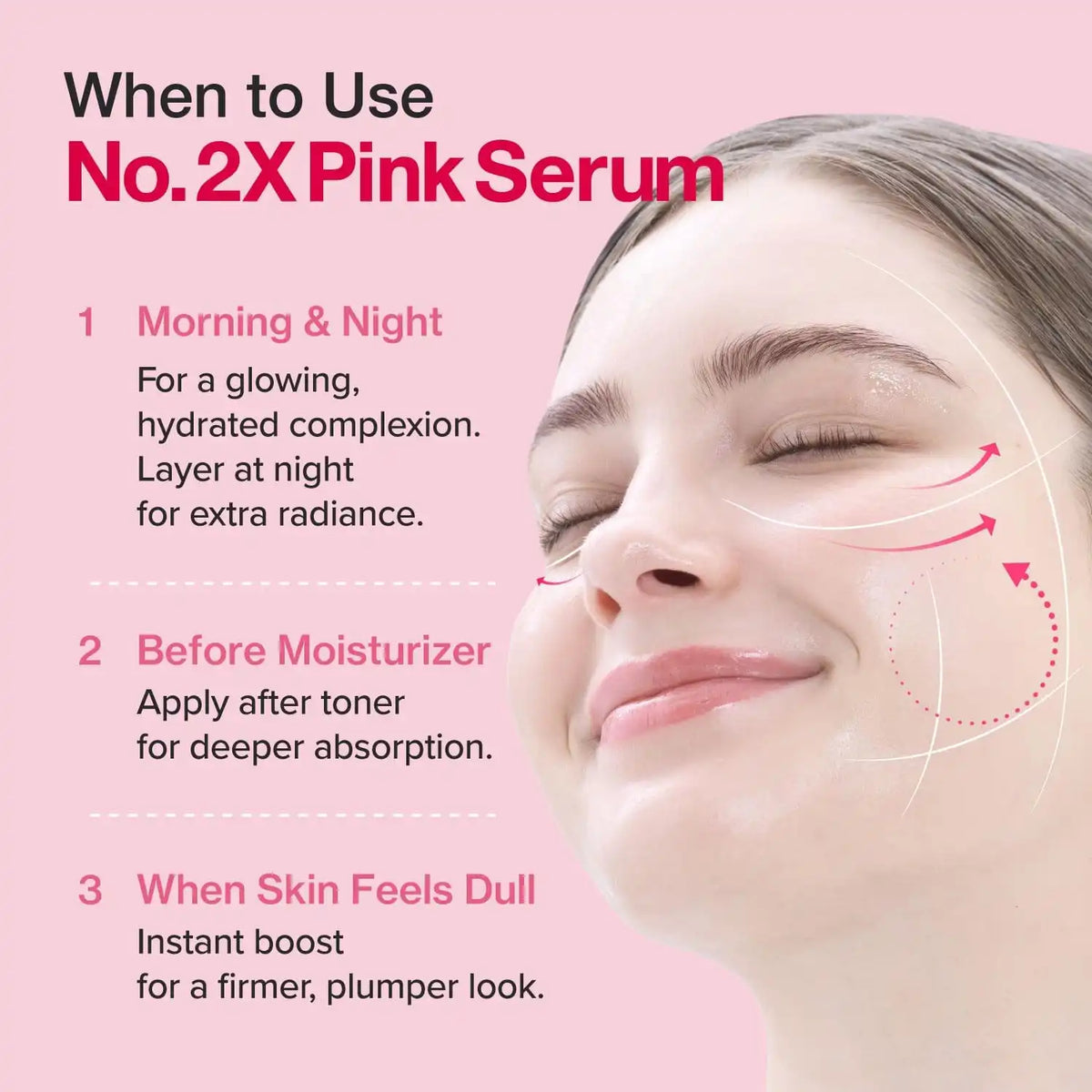 Numbuzin No.2 Rose PDRN Collagen 2X Plumping Serum