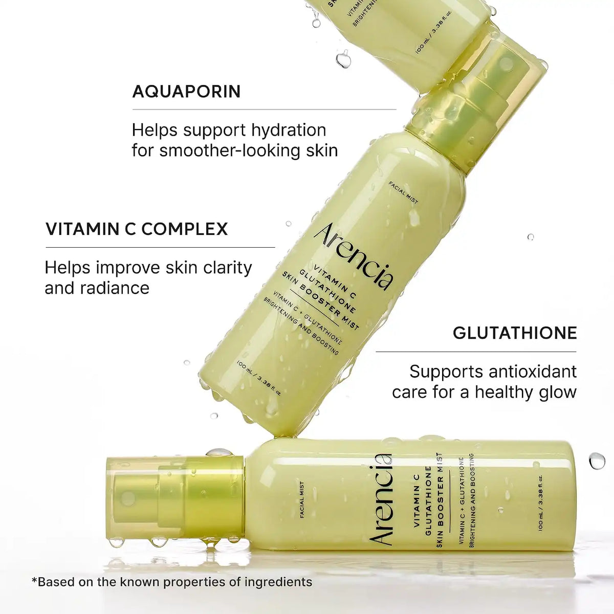 Arencia Vitamin C Glutathione Skin Booster Mist (100ml)