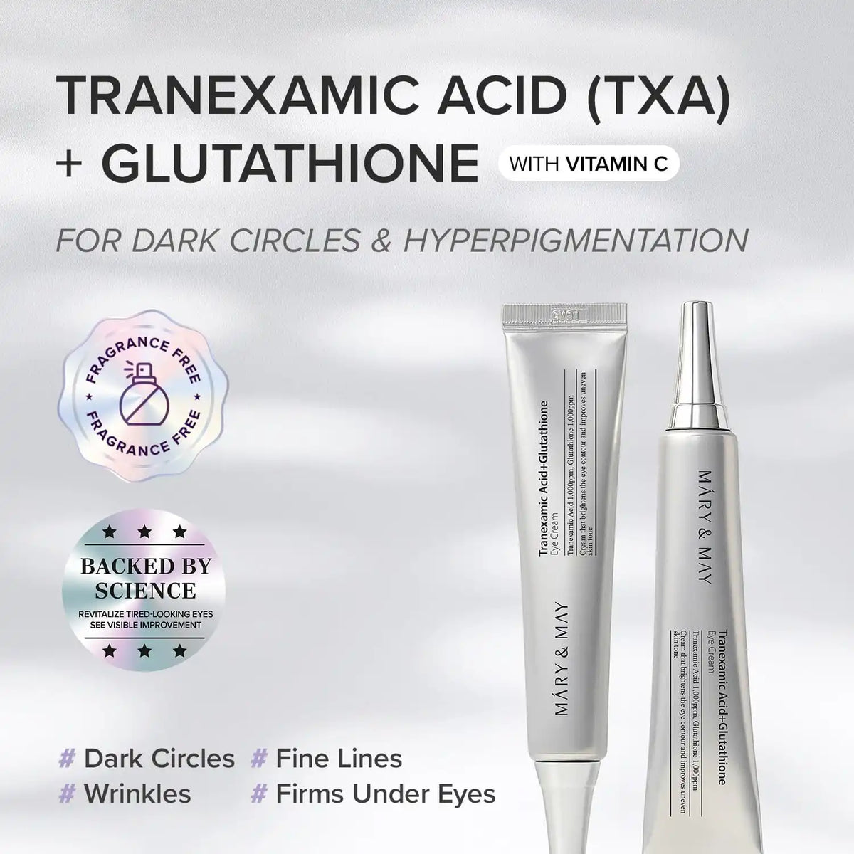 Mary & May Tranexamic Acid + Glutathion Eye Cream (30ml)