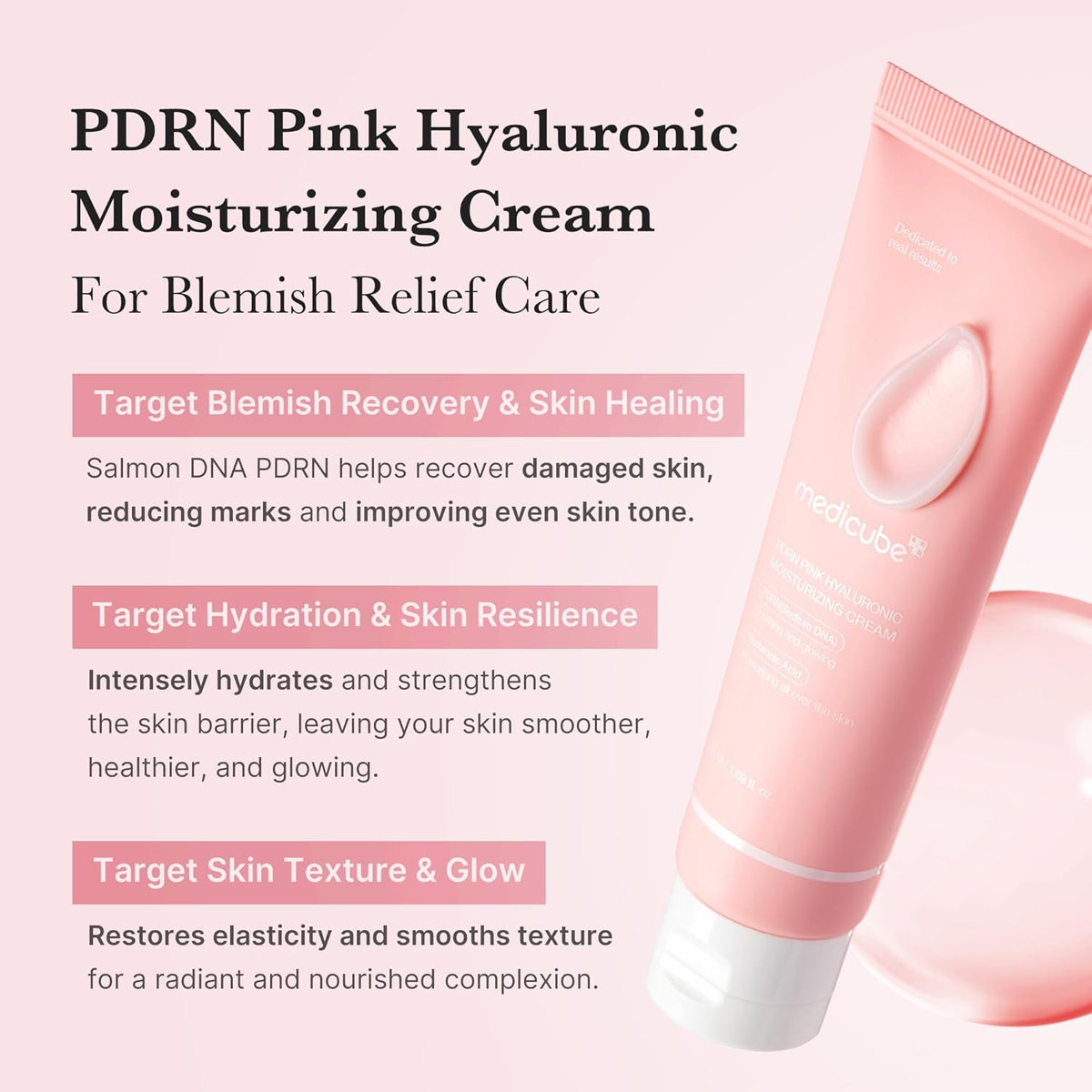 Medicube PDRN Pink Hyaluronic Moisturizing Cream (50ml)