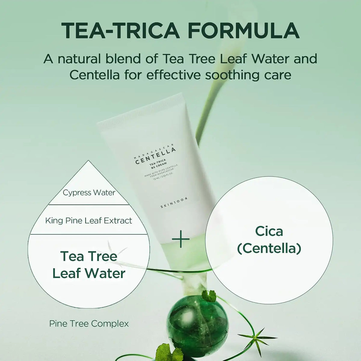 SKIN1004 Madagascar Centella Tea Trica B5 Cream (75ml)