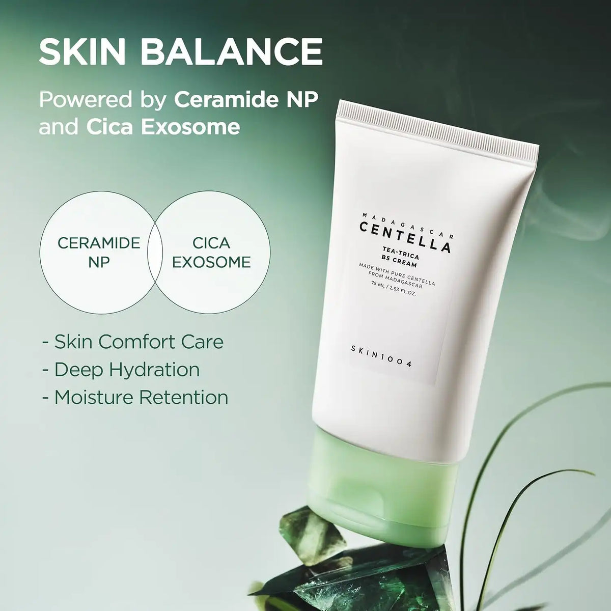 SKIN1004 Madagascar Centella Tea Trica B5 Cream (75ml)