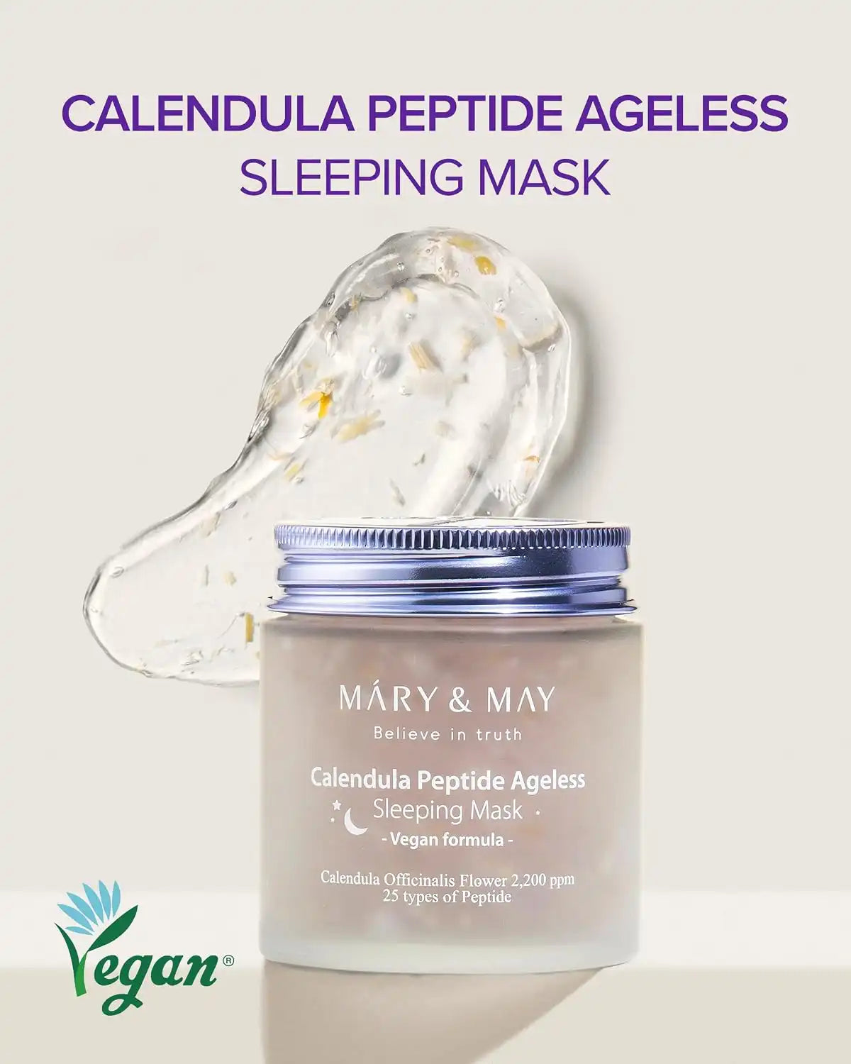 Mary & May Vegan Calendula Peptide Ageless Sleeping Mask (110g)