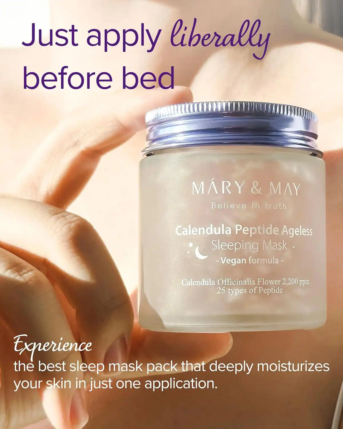 Mary & May Vegan Calendula Peptide Ageless Sleeping Mask (110g)
