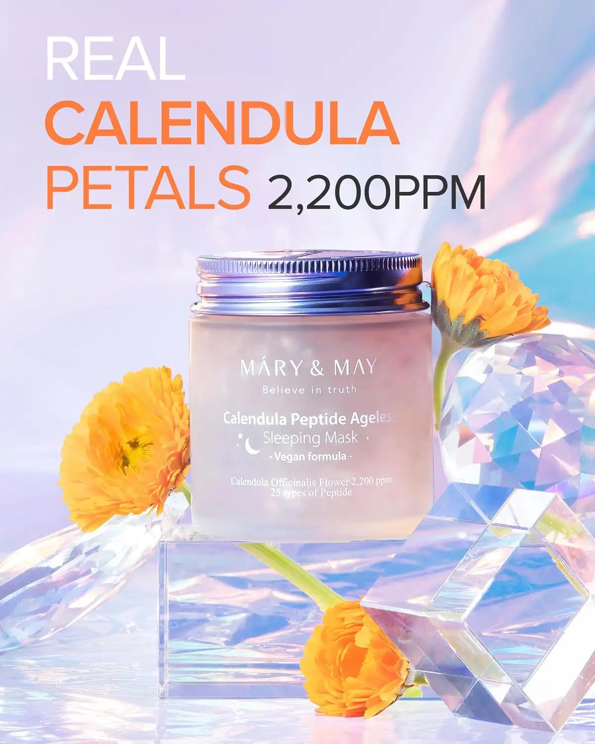 Mary & May Vegan Calendula Peptide Ageless Sleeping Mask (110g)