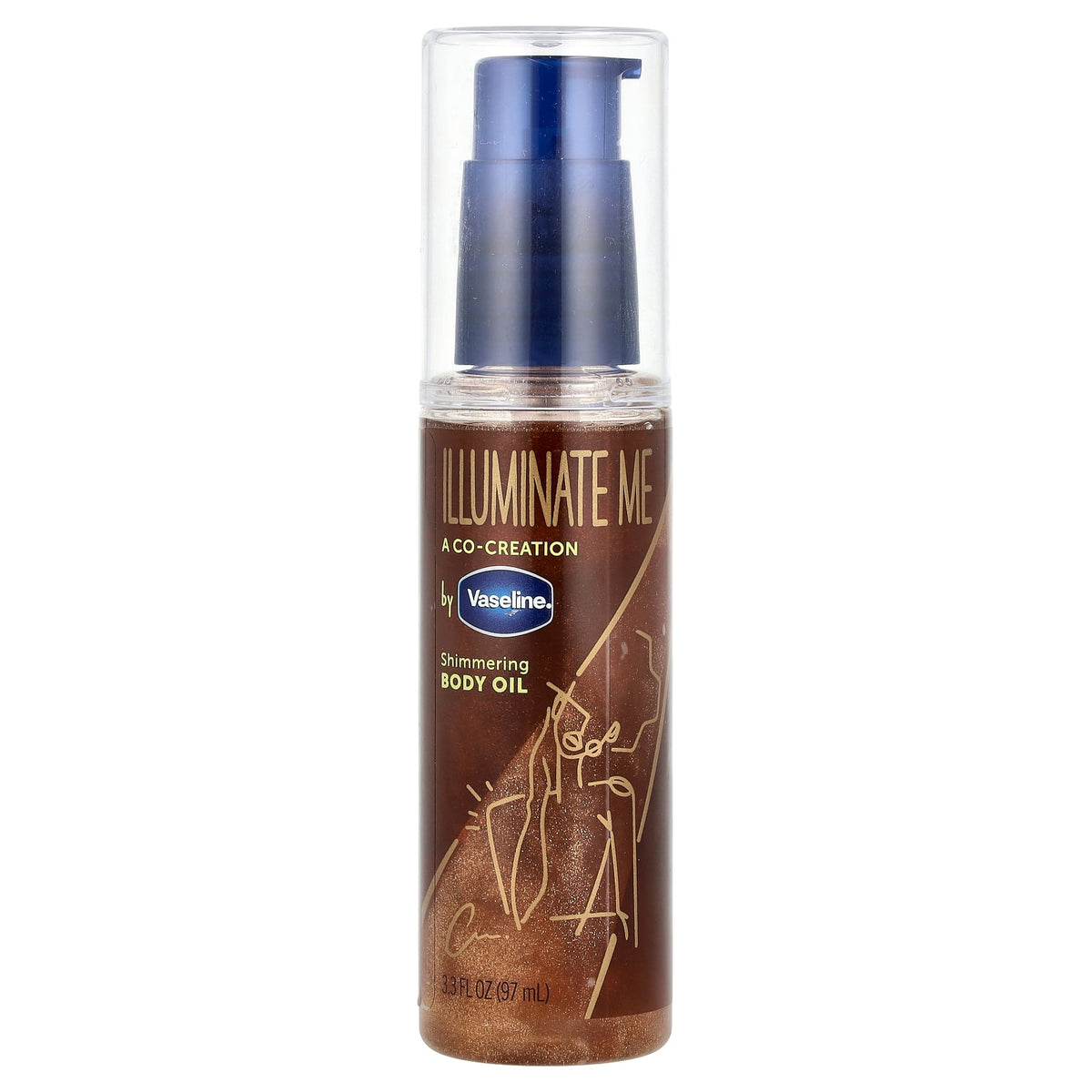 VASELINE-BODY OIL-97ml-US-W-SHIMMERIN G BODY OIL (BC)