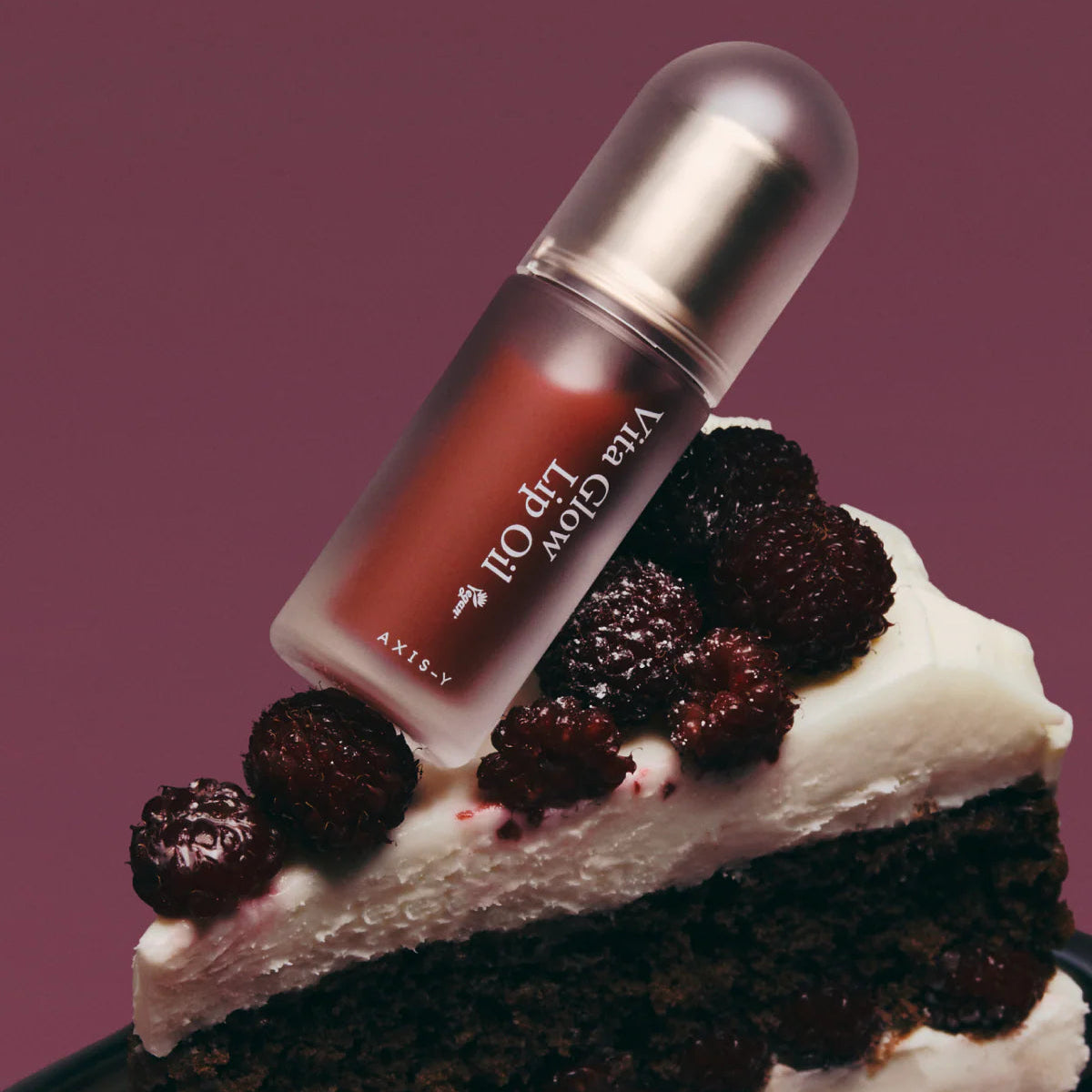 Axis-Y Vita Glow Lip Oil (Chilled Berry)