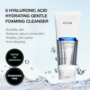 Anua 8 Hyaluronic Acid Hydrating Gentle Foaming Cleansing