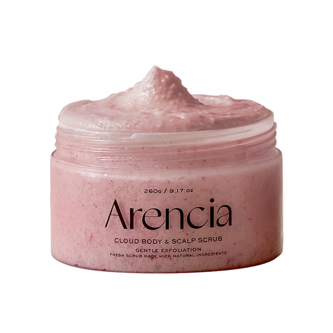 Arencia Fresh Cloud Body & Scalp Scrub Lavender & Pear 260g