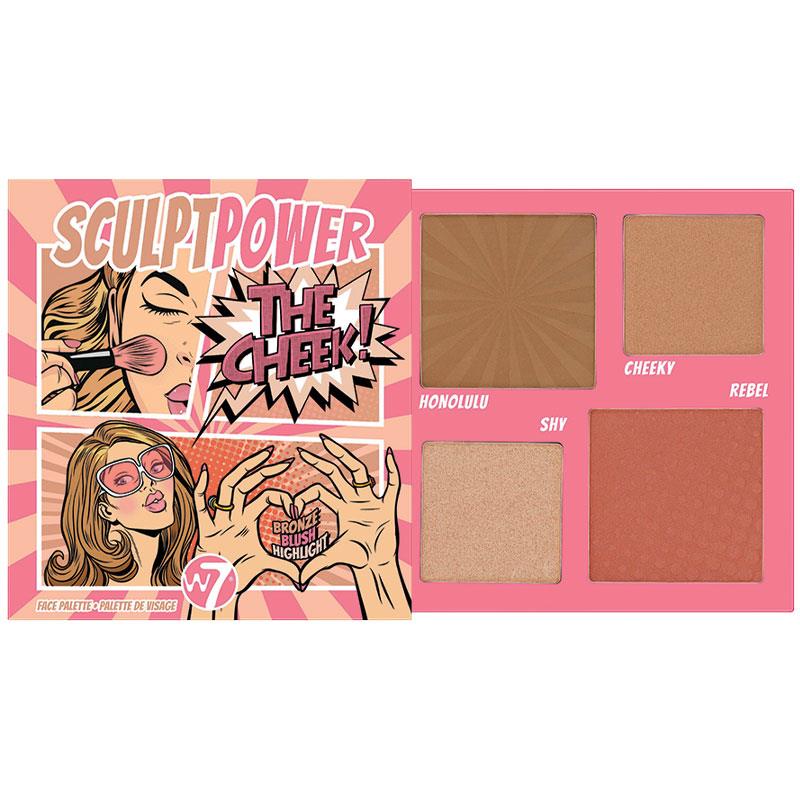 W7 Sculpt Power Face Palette 23g