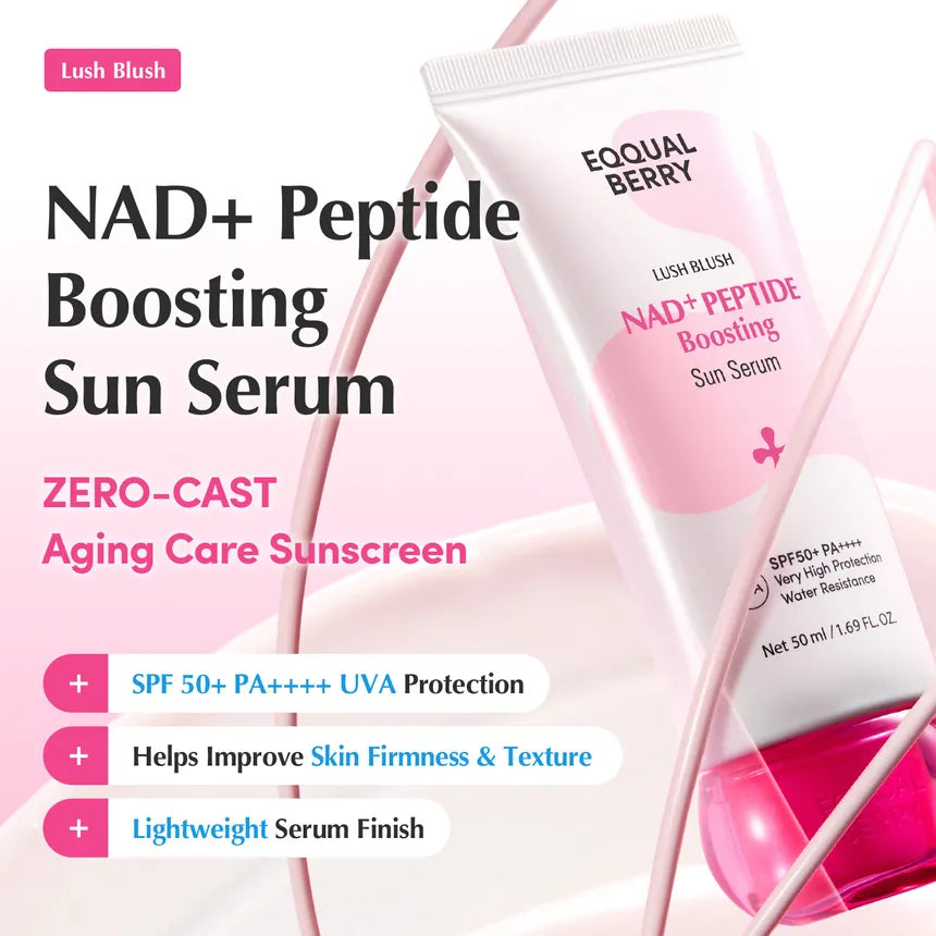 EQQUALBERRY NAD+ PEPTIDE BOOSTING SUN SERUM 50ml - image 2