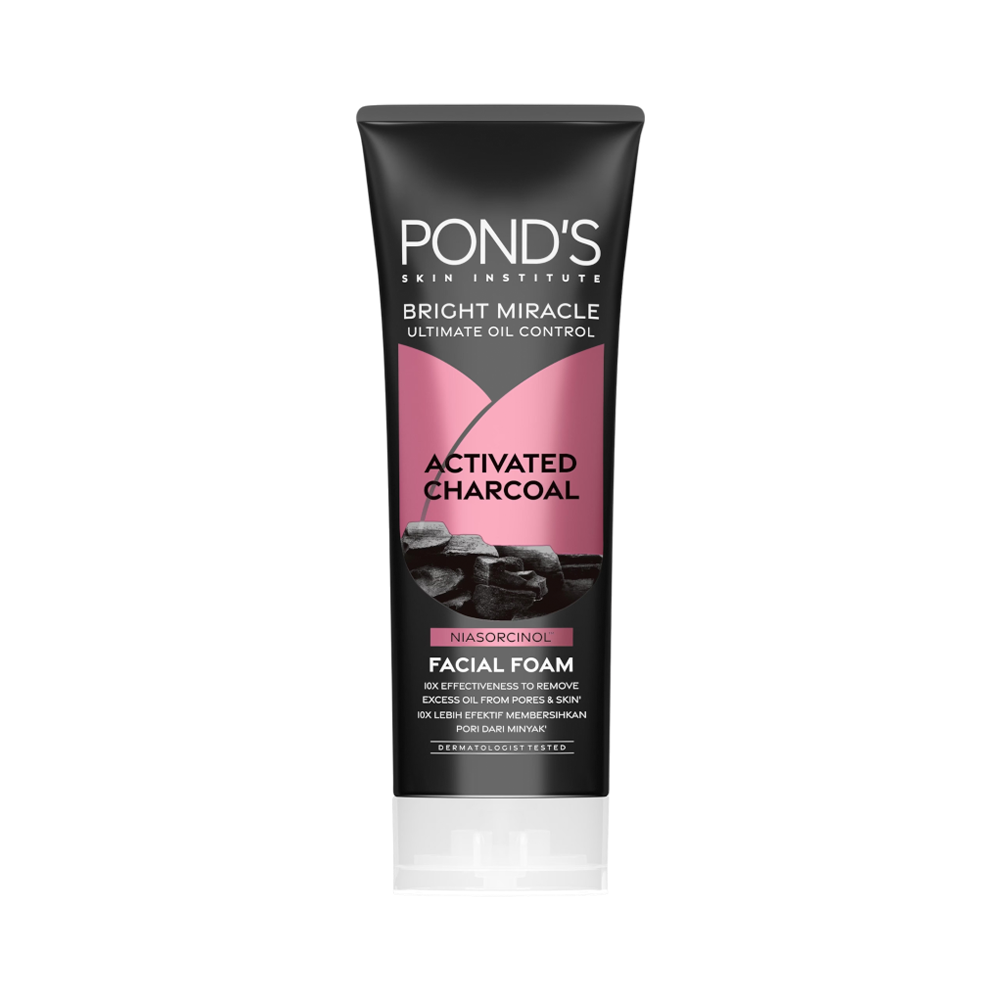 Ponds-Face Wash-Id-W-Ultimate Oil Control Activated Charcoal-100g