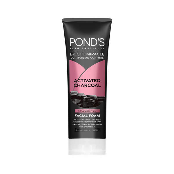 Ponds-Face Wash-Id-W-Ultimate Oil Control Activated Charcoal-100g